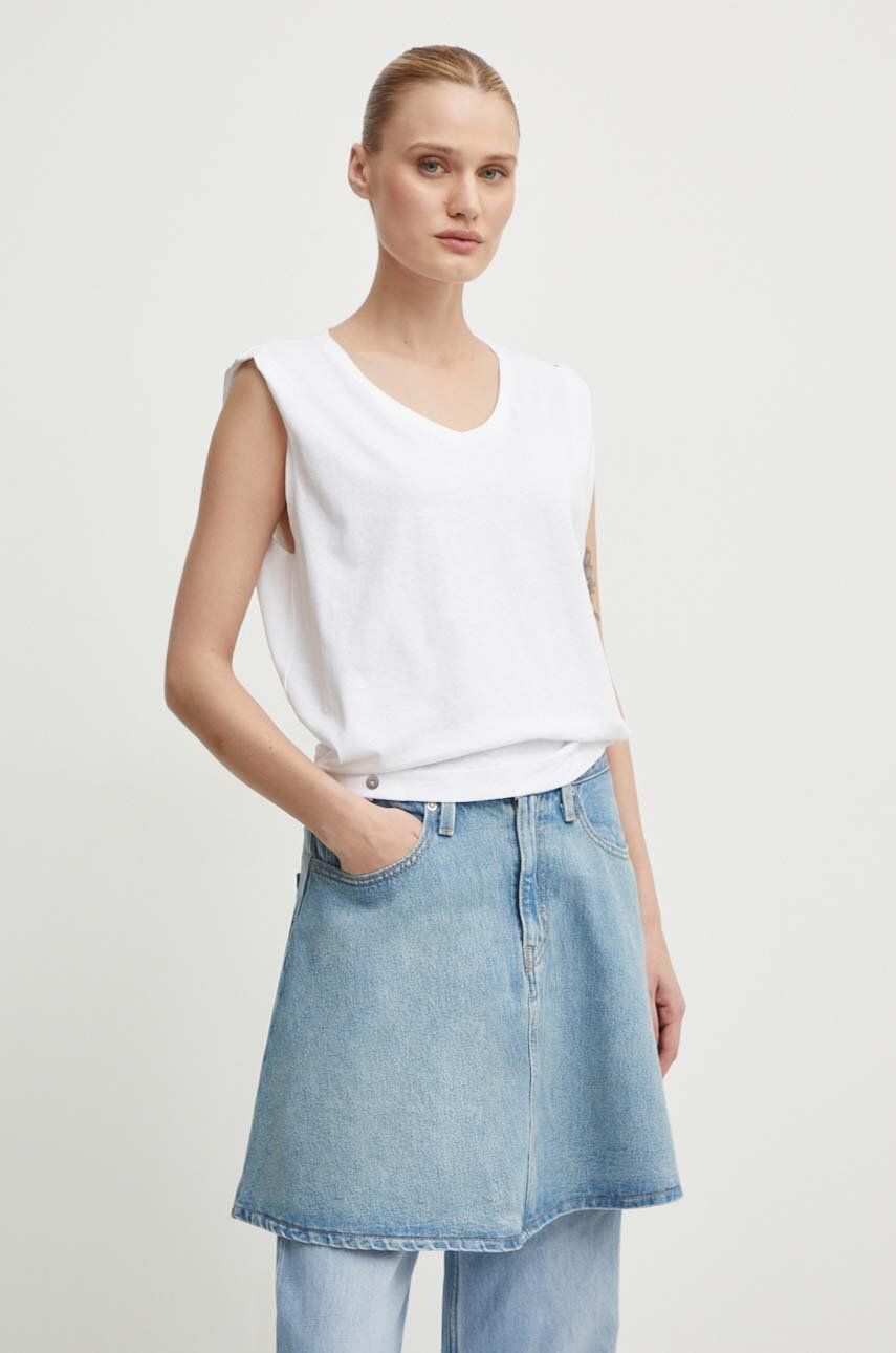 

Хлопковый топ G-Star Raw, белый