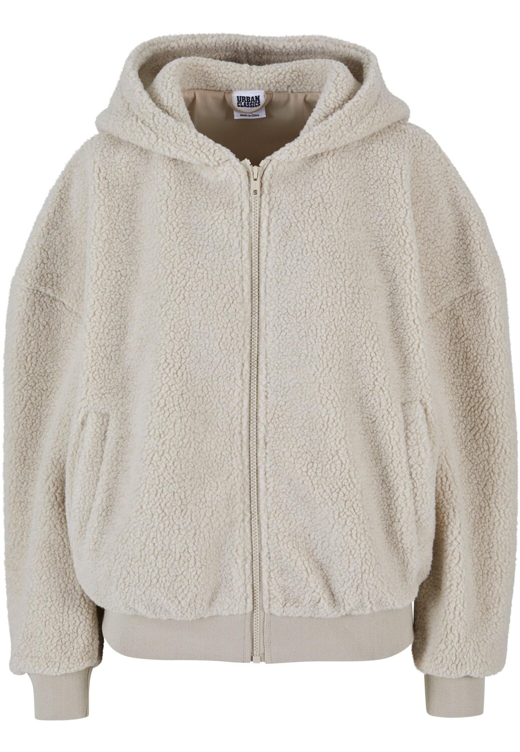 

Толстовка Urban Classics Zip Kapuzenpullover, цвет wetsand