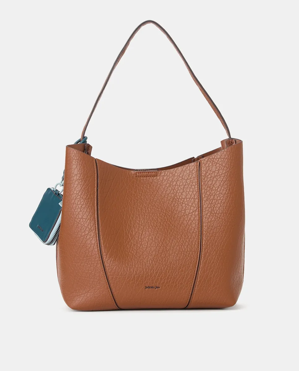 

Сумка через плечо с держателем для карт Jo & Mr. Joe, коричневый