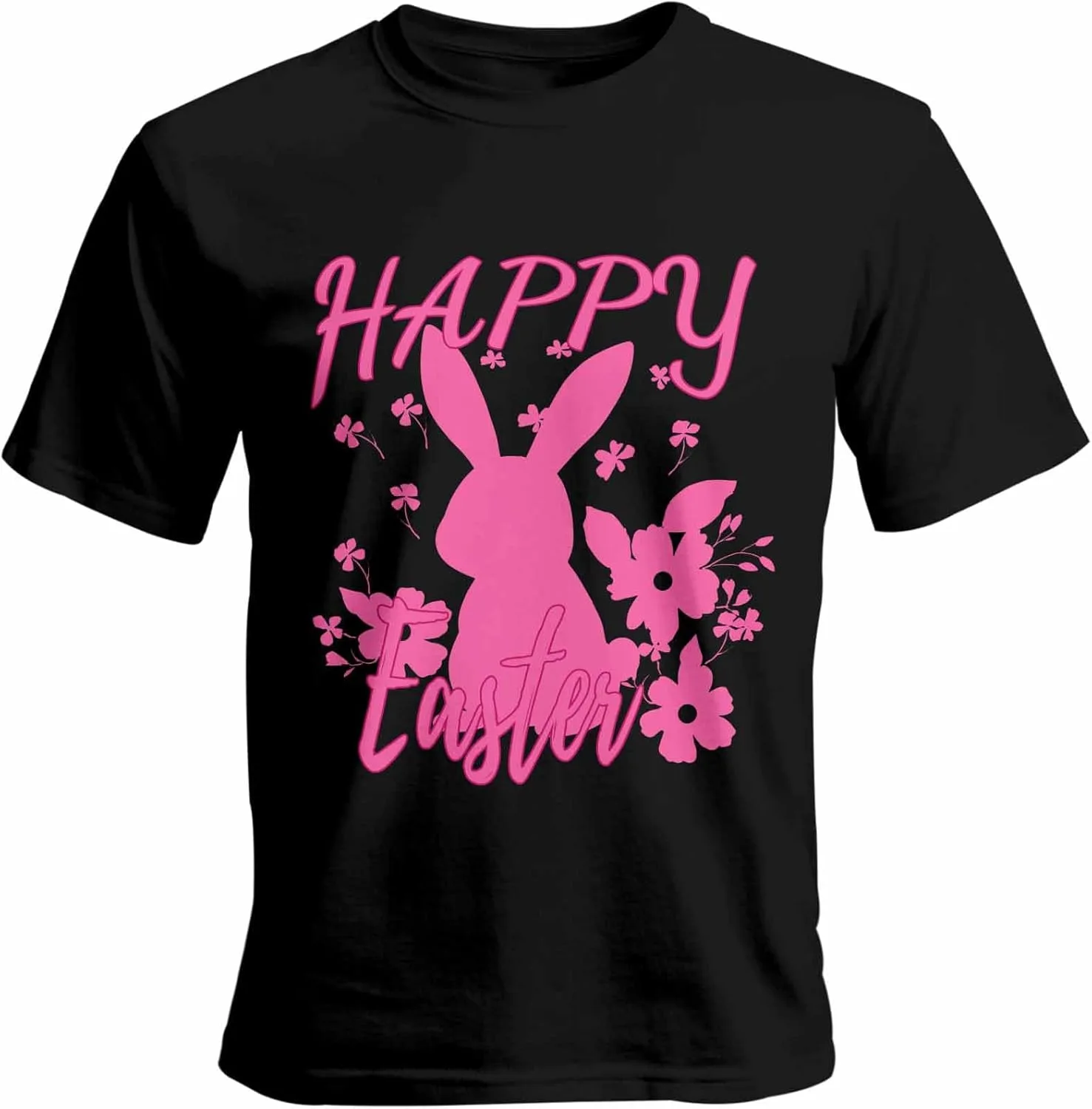 

Футболка мужская Easter Rabbit Flower с коротким рукавом FANKIGETEBA