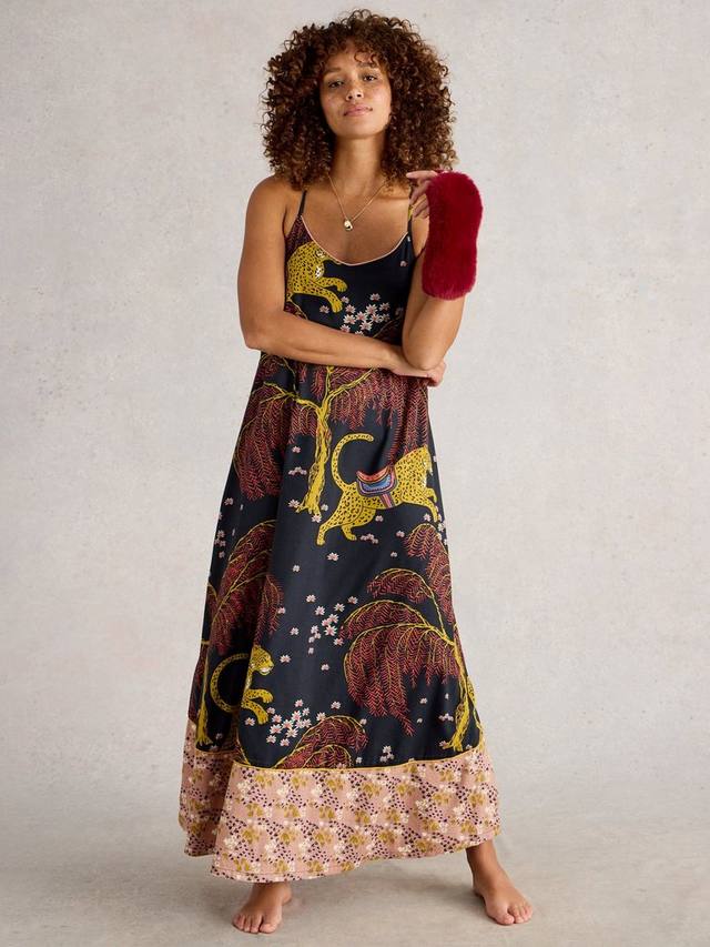 

Айрис макси спагетти-стрепс наряды с квадратным вырезом White Stuff