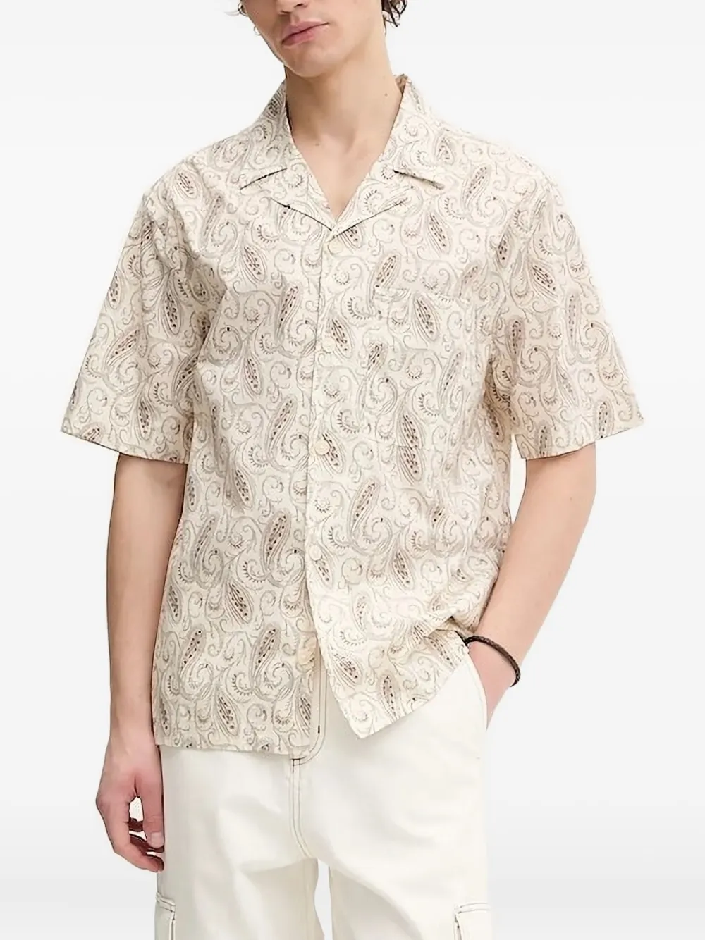 

Рубашка с короткими рукавами и узором пейсли IRO, нейтральный