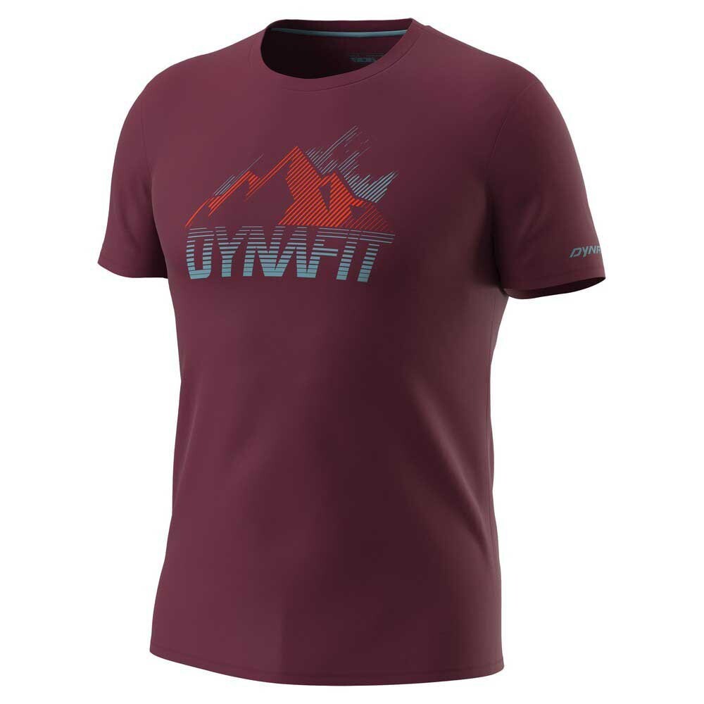 

Футболка с коротким рукавом Dynafit Transalper Graphic, красный