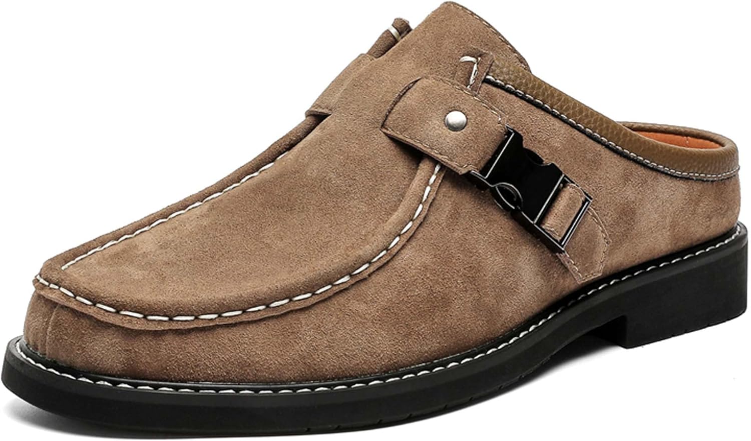 

Мужские повседневные туфли для прогулок, модные формальные униформенные офисные лоферы, коричневые Generic