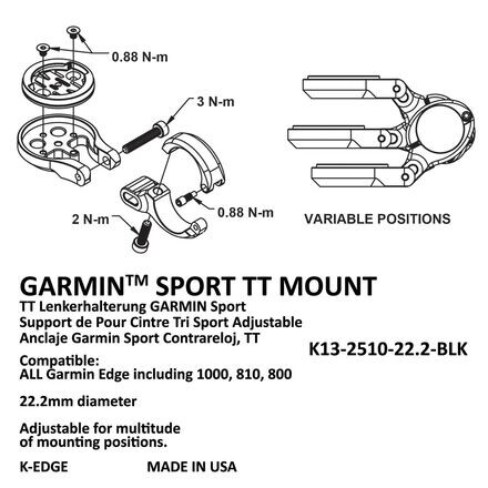 

Крепление для компьютера на руль Sport TT для Garmin K-Edge, синий, Серый, Крепление для компьютера на руль Sport TT для Garmin K-Edge, синий