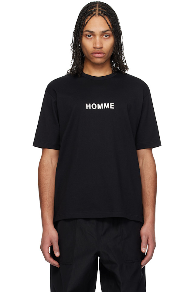 

Футболка с логотипом Comme Des Garçons Homme, черный