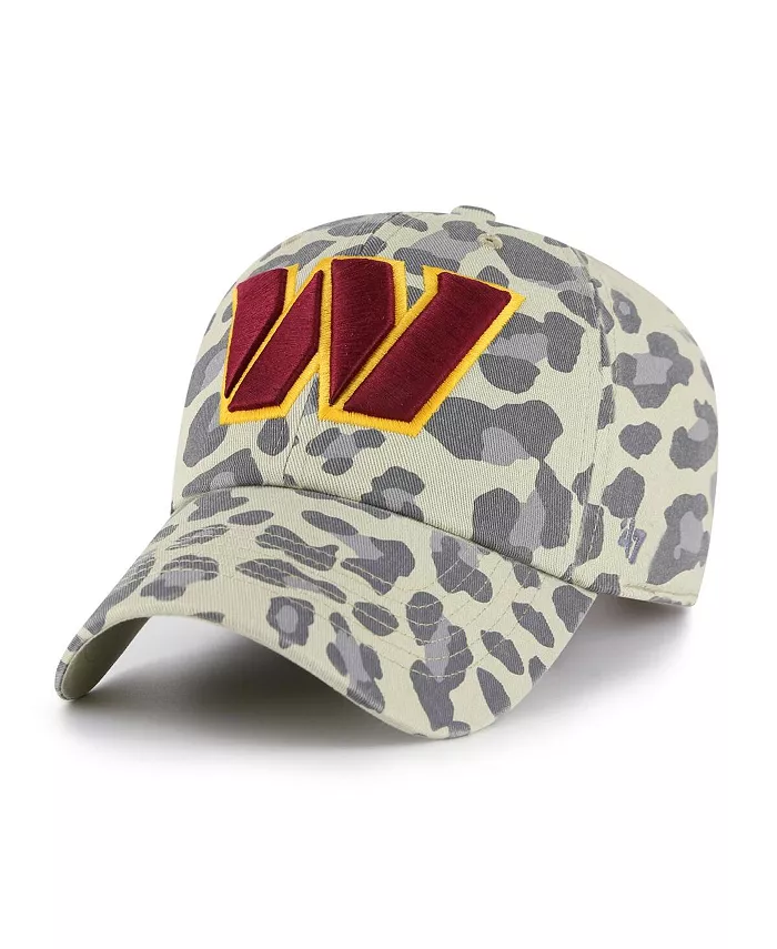 

Женская серая шапка Washington Commanders Bagheera Clean Up Adjustable '47 Brand