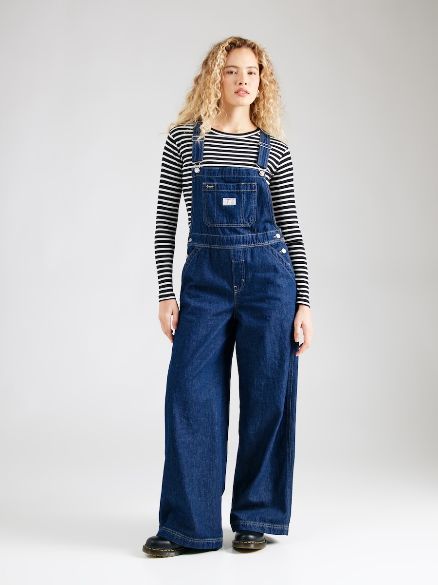 Джинсовый комбинезон с широкими штанинами LEVI'S  XL Overall, индиго — фото 3