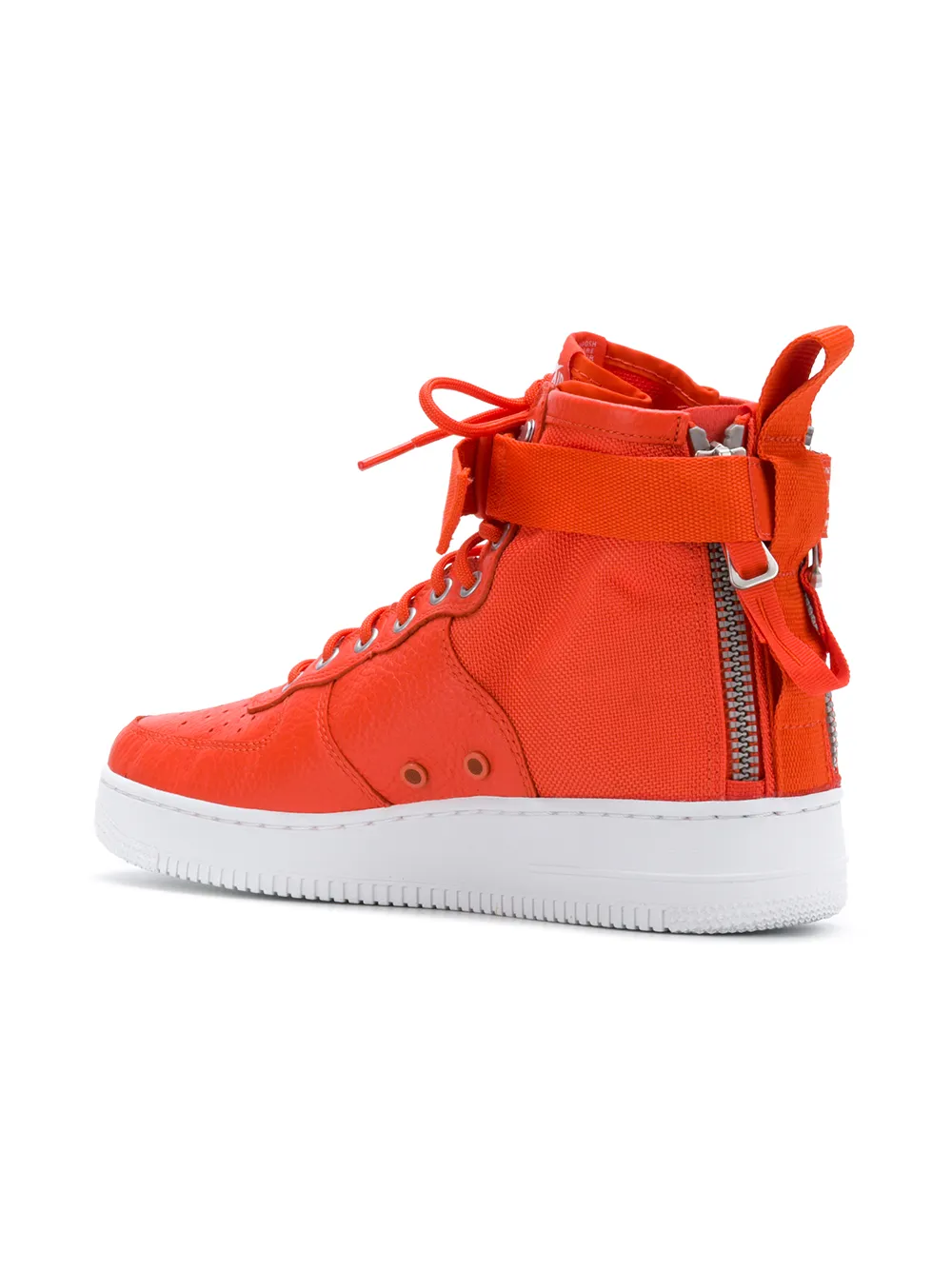 Кроссовки SF Air Force 1 Mid Team Orange Nike, желтый — фото 3
