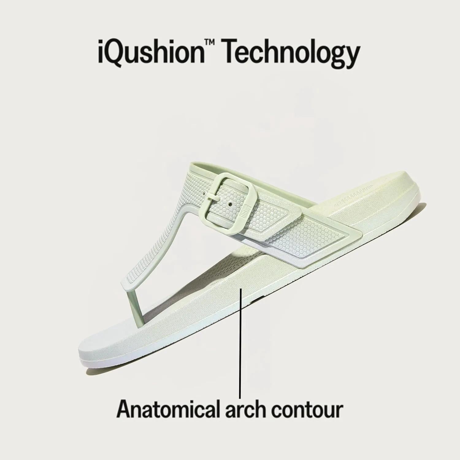 Мужские эргономичные шлепанцы FitFlop Iqushion, синий — фото 3
