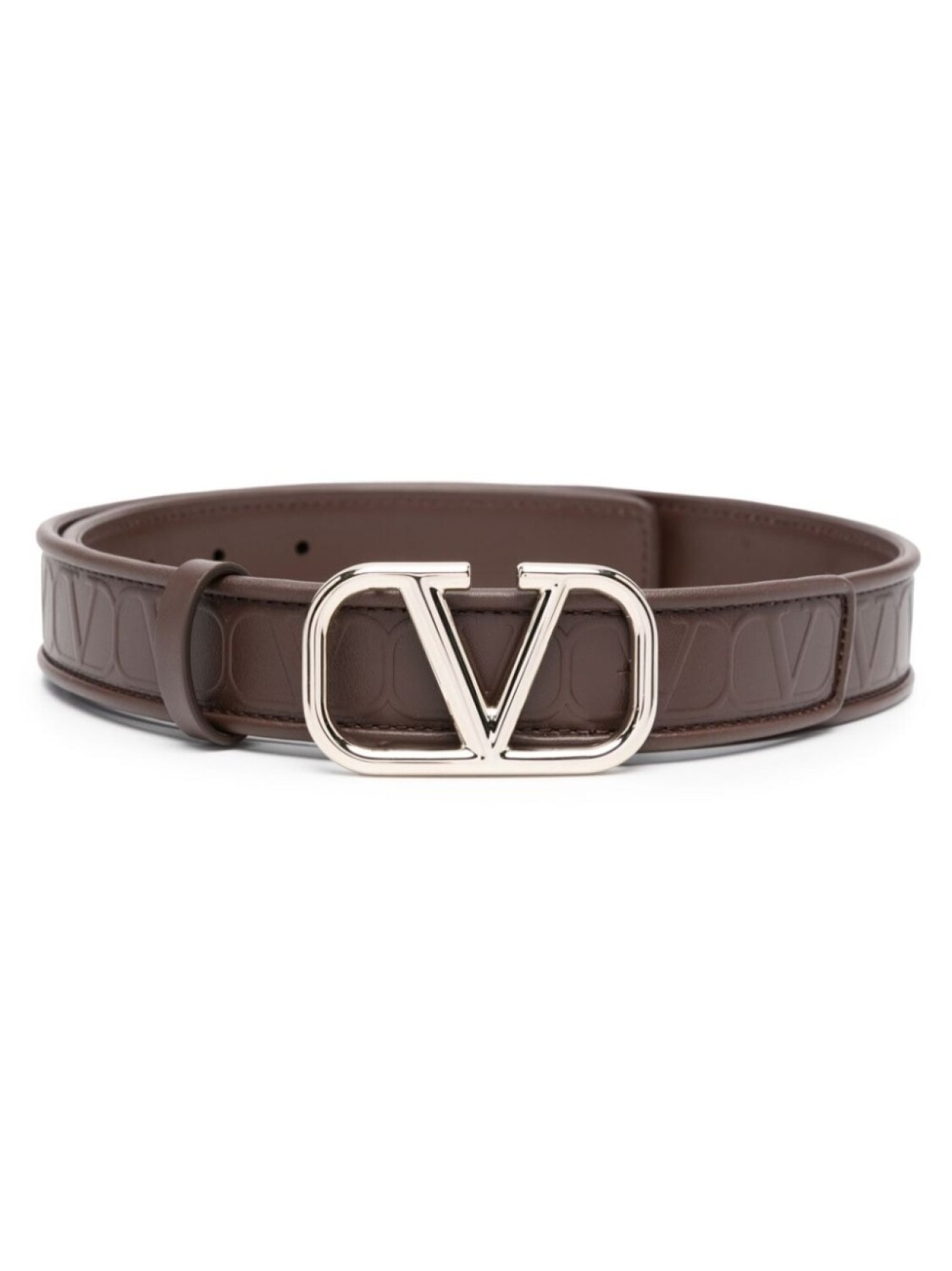

Valentino Garavani ремень с логотипом VLogo Signature, коричневый