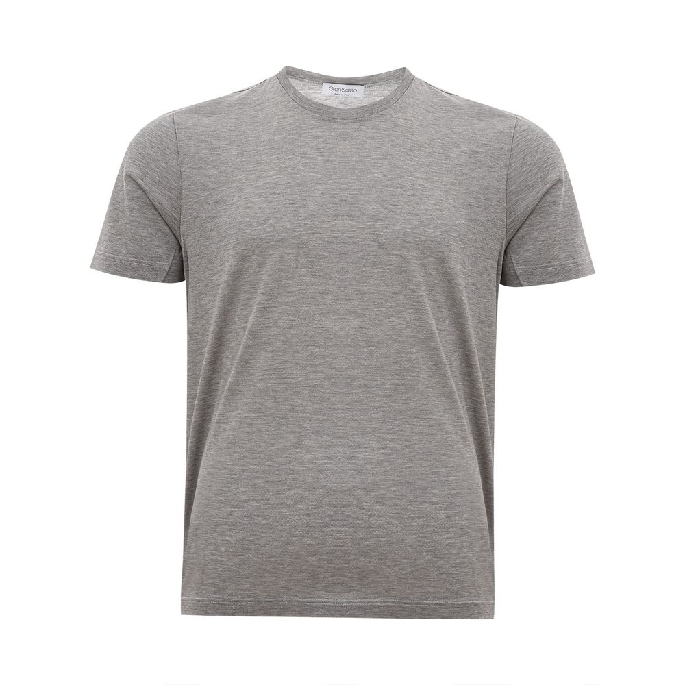 

Футболка Gran Sasso Refined Cotton серого цвета