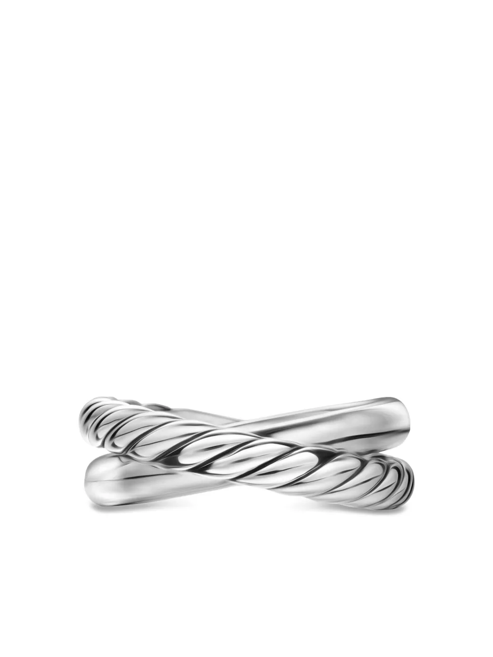 

Кольцо Crossover из стерлингового серебра David Yurman, серебяный