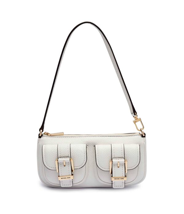 

Кожаная сумка через плечо zoe Michael Kors, белый