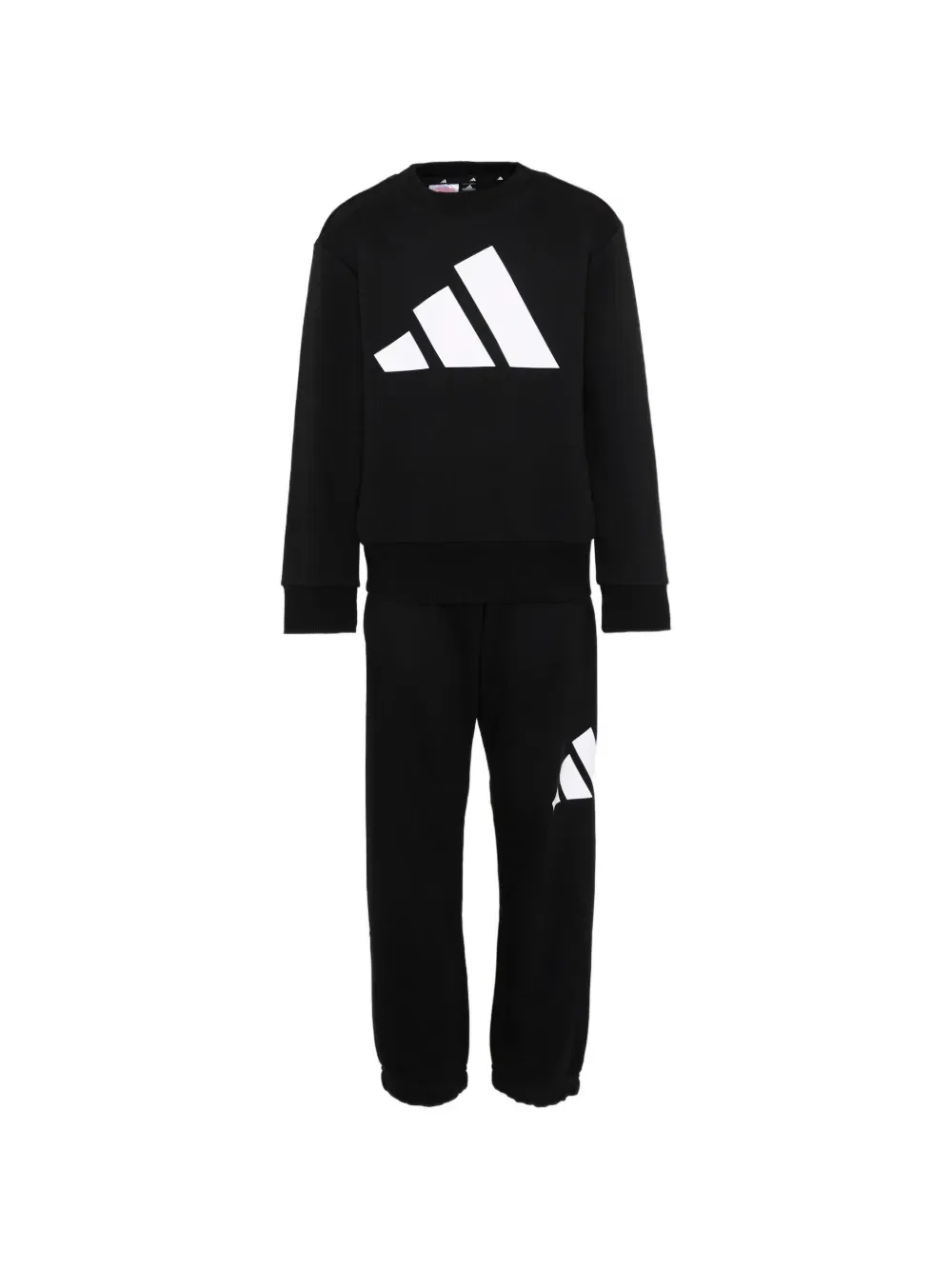 Спортивный костюм с логотипом (комплект из двух штук) Adidas Kids, черный
