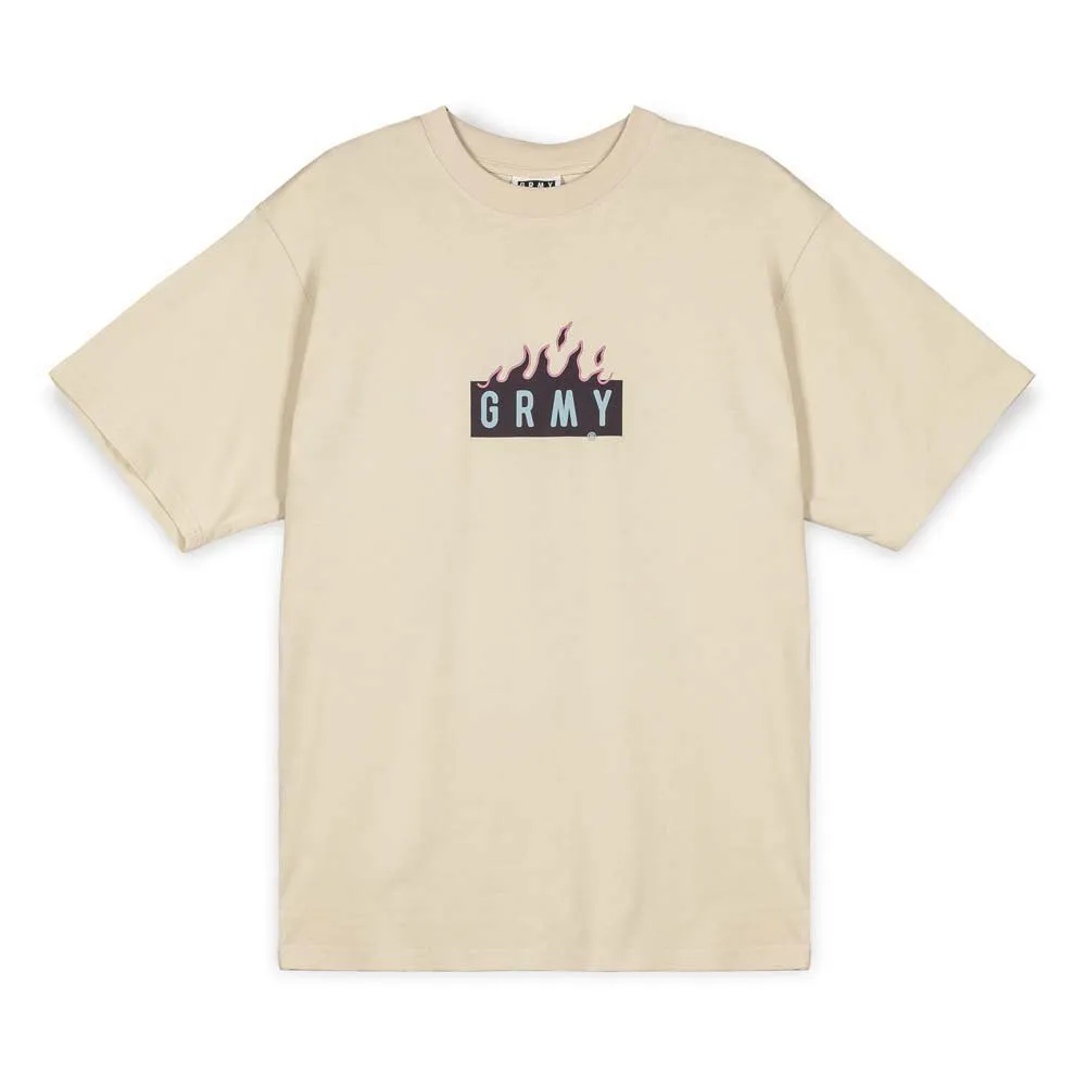 

Футболка с коротким рукавом Grimey Melted Stone Oversized, бежевый