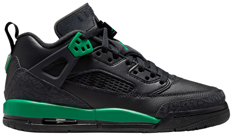 

Кроссовки Air Jordan Jordan Spizike Low GS 'Black Pine Green', черный
