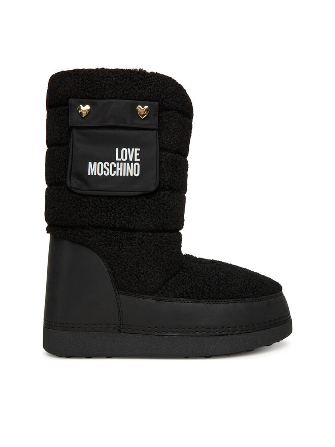 Зимние сапоги JA24452G0NISM00A Love Moschino, черный