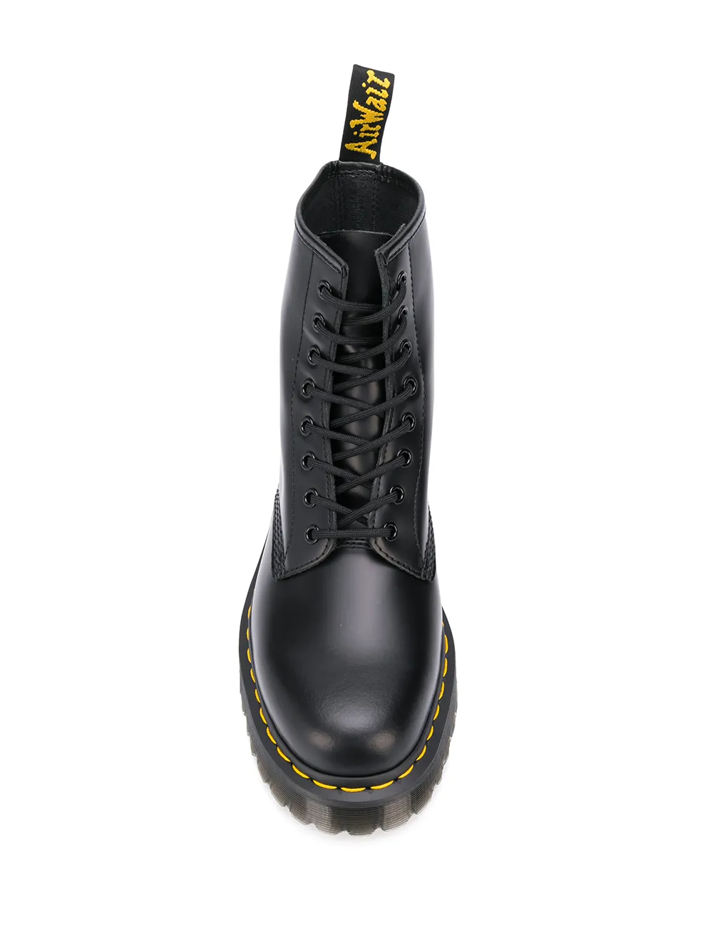Мужские ботинки Dr. Martens 1460 Bex из гладкой кожи со строчкой, черный — фото 4