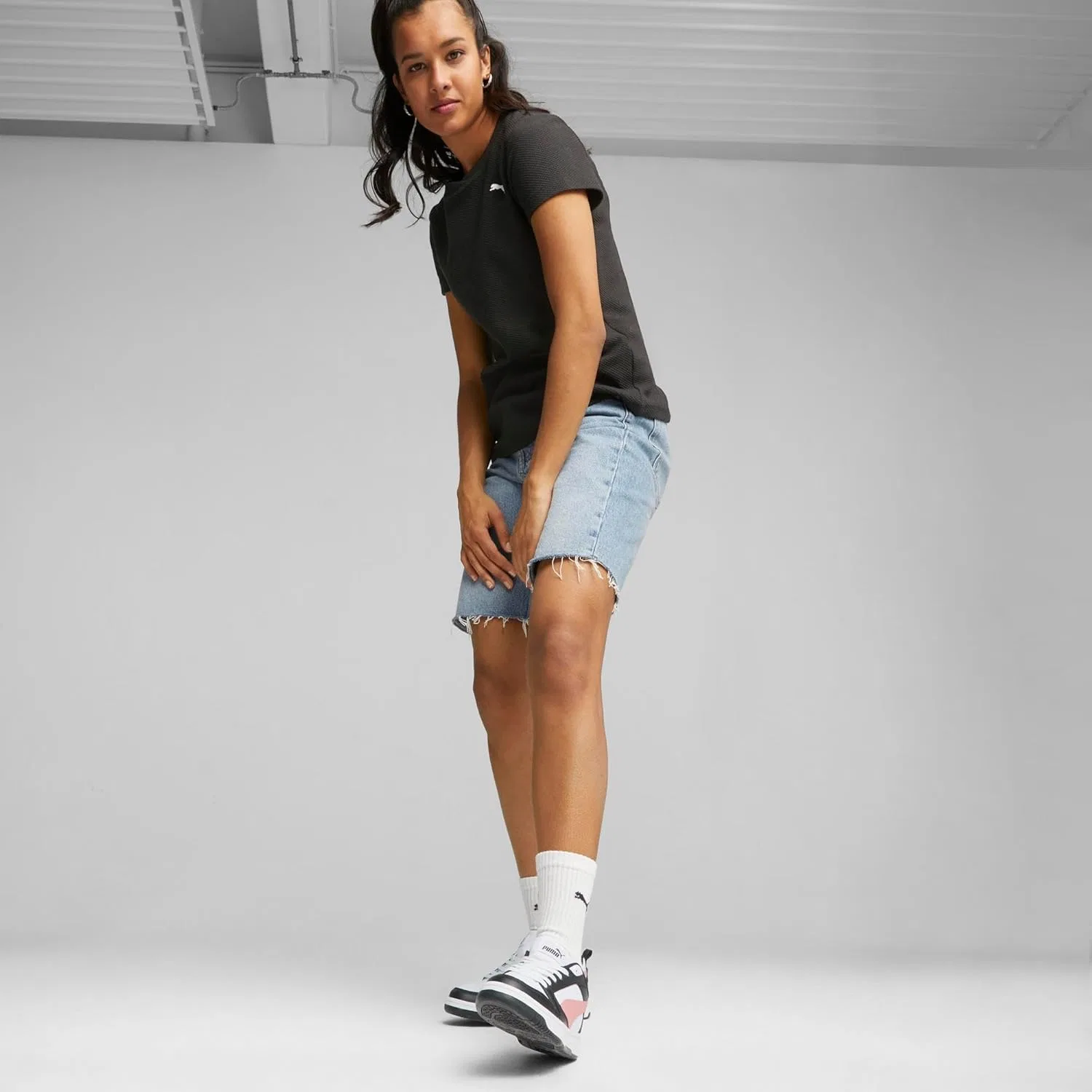 Кроссовки PUMA Unisex Rebound V6 Low, 2-White — фото 3