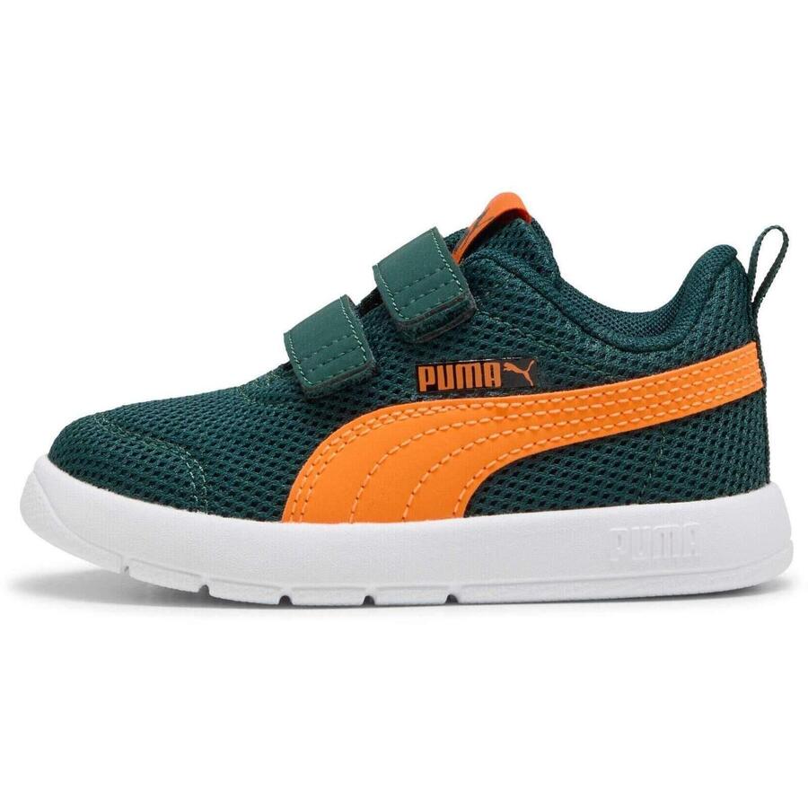 

Кроссовки Puma Courtflex V3 Mesh Inf Clyde Royal-puma W, зелёные, детские