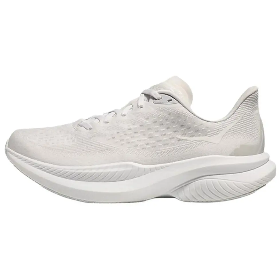

HOKA ONE ONE MACH 6 Износостойкие и легкие низкие походные ботинки, мужские, белые