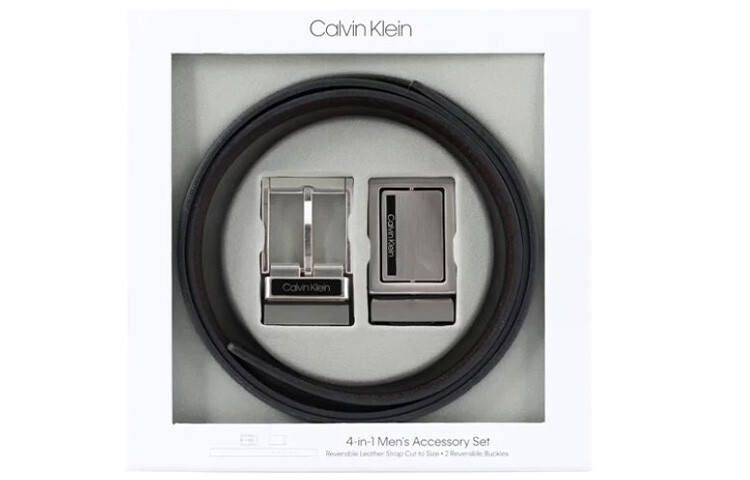 

Calvin Klein Мужское CK аксессуары Кожаный ремень, Black