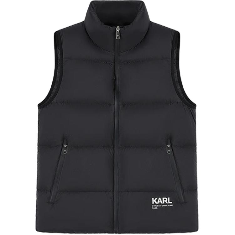 

KARL LAGERFELD / Karl Lagerfeld Jeans Пуховая жилетка мужская черная, Black
