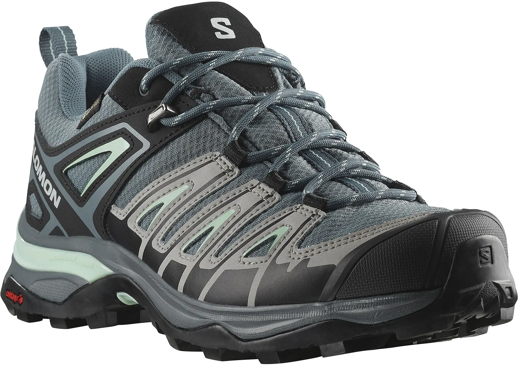 

Кроссовки Salomon "X ULTRA PIONEER GORE-TEX W", водонепроницаемые, цвет Grau-Mint