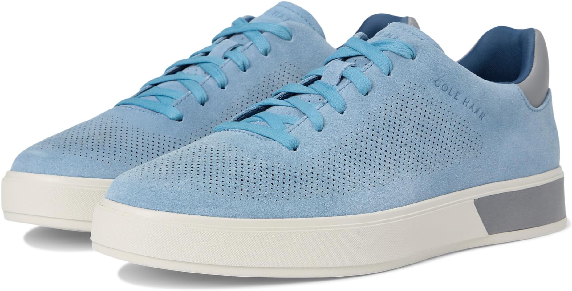 

Кроссовки Cole Haan Grandpro Angleace Sneakers, Faded Denim Suede/Sea Stone/Glacier Grey