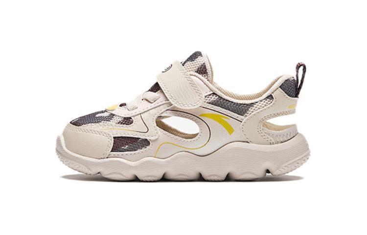 

Кроссовки Anta kids Toddler Shoes TD Low-top Muddy Grey / Dried Rose Purple / Durian Yellow, желтый