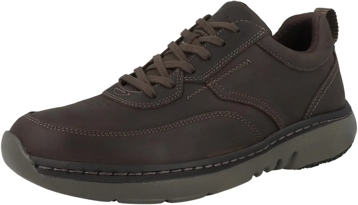 Мужские кроссовки Clarkspro на шнуровке Clarks, темно-коричневый — фото 4