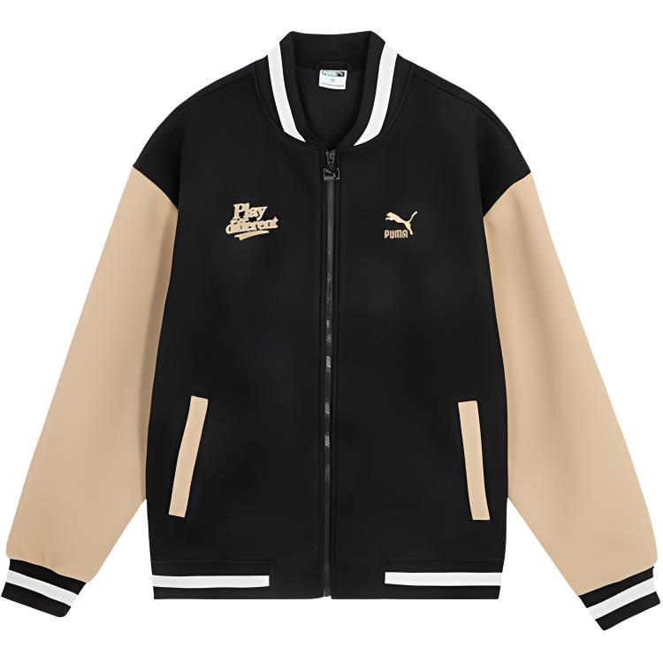 

Бейсбольная куртка унисекс черная PUMA