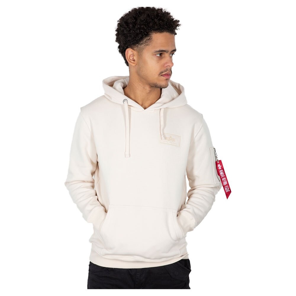 

Худи Alpha Industries Back Print, белый