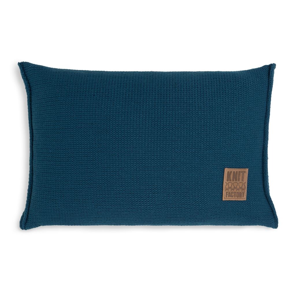 

Подушка Knit Factory Uni - бирюзовый - 60x40 см