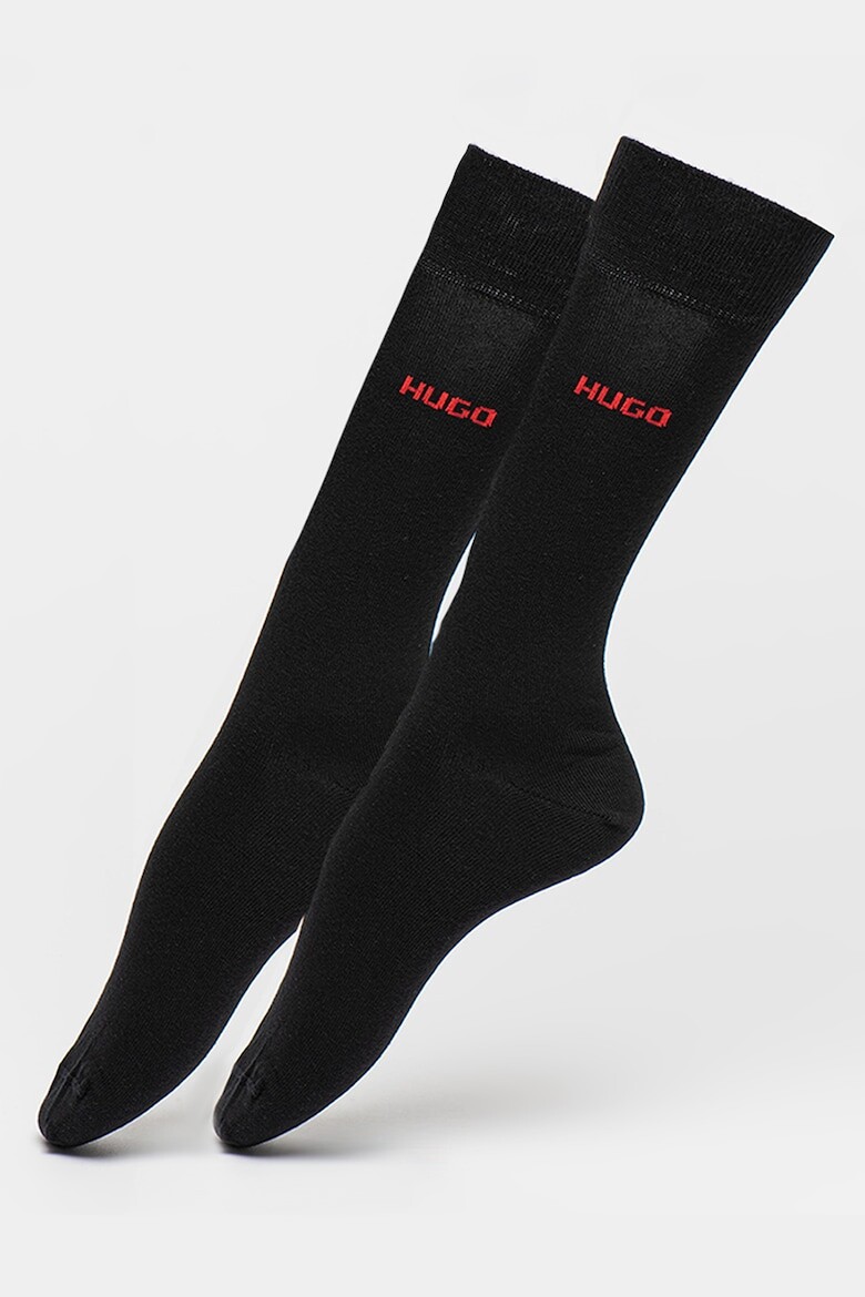 

Носки с логотипом, 2 пары Hugo, черный