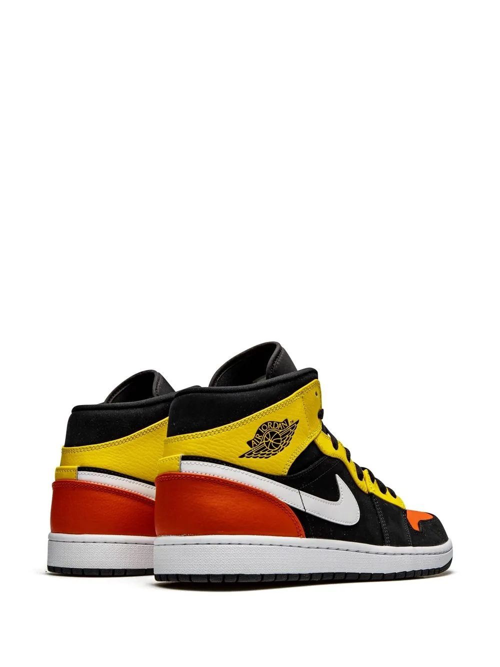 Кроссовки Air  1 Mid SE Amarillo Orange Jordan, черный — фото 3