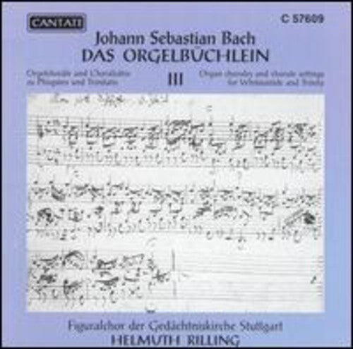 

CD диск Bach / Stuttgart Church Choir, Rilling: Organ Book 3-Whitsundtide & TR