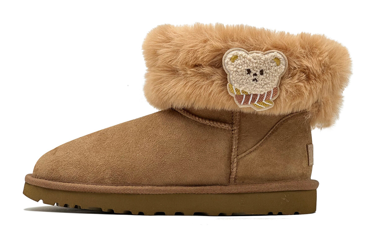 

Ботинки UGG CLASSIC MINI Snow Boots Women's Beige