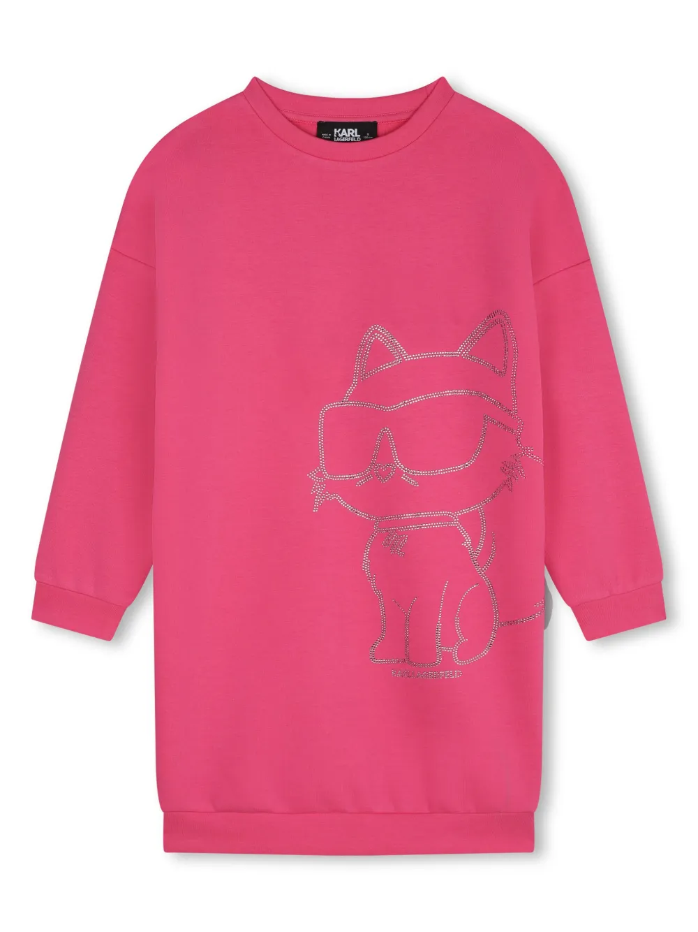

Платье Ikon Choupette KARL LAGERFELD KIDS, розовый