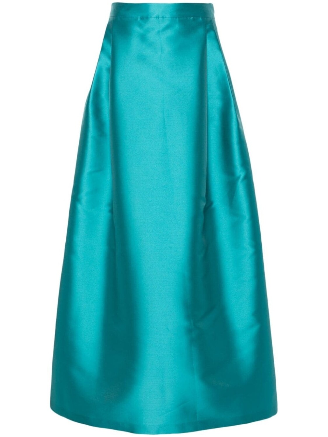 

Alberta Ferretti юбка с завышенной талией и складками, синий