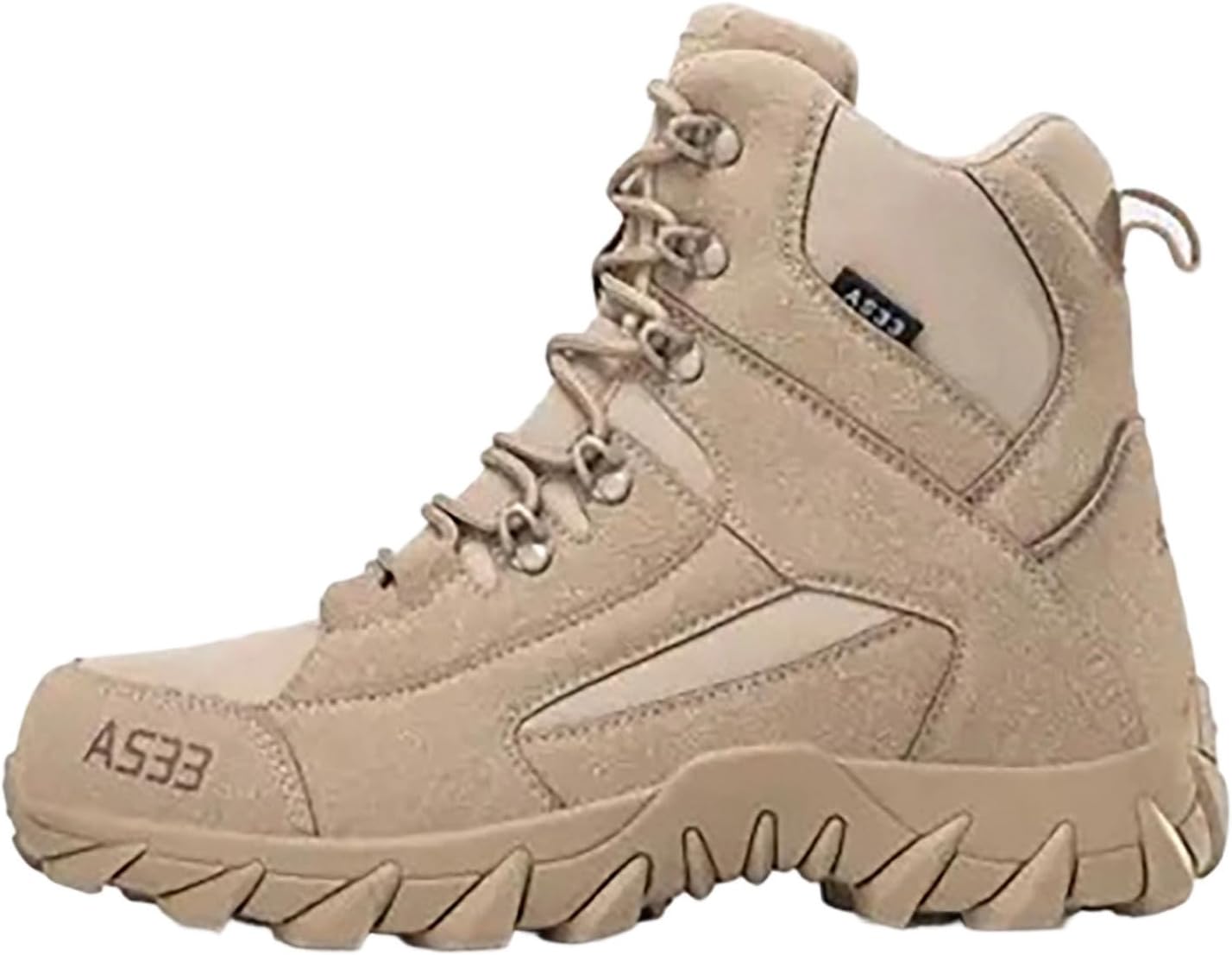 

Качественные мужские сапоги средней высоты, прочная обувь для работы на открытом воздухе, походов и тренировок с превосходным комфортом, поддержкой и улучшенными характеристиками Generic, хаки