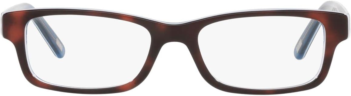 

POLO RALPH LAUREN унисекс-взрослые прямоугольные оправы для очков по рецепту Pp8518, Shiny Havana Azure/Demo Lens