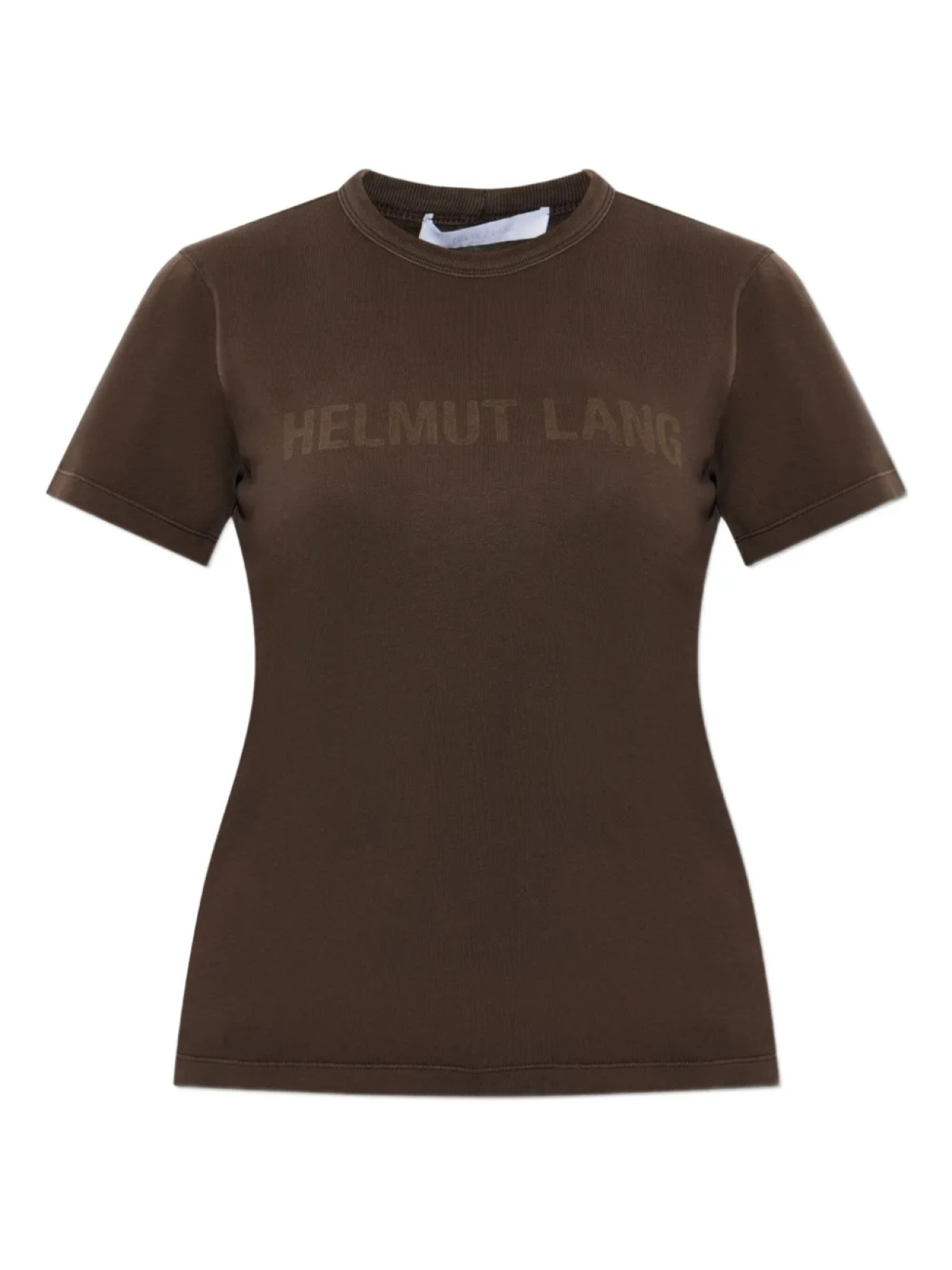 

Футболка с логотипом Helmut Lang, коричневый
