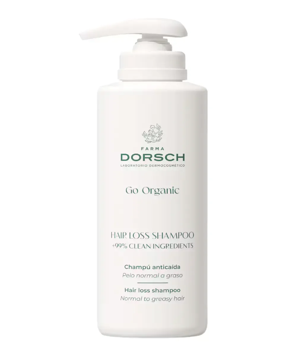 Шампунь против выпадения волос для нормальных и жирных волос Hair Loss Shampoo Go Organic 500 мл Farma Dorsch