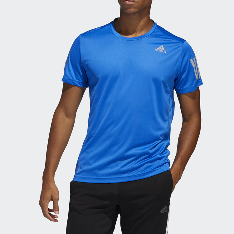 Футболка мужская Glory Blue Adidas, цвет Glory Blue — фото 3