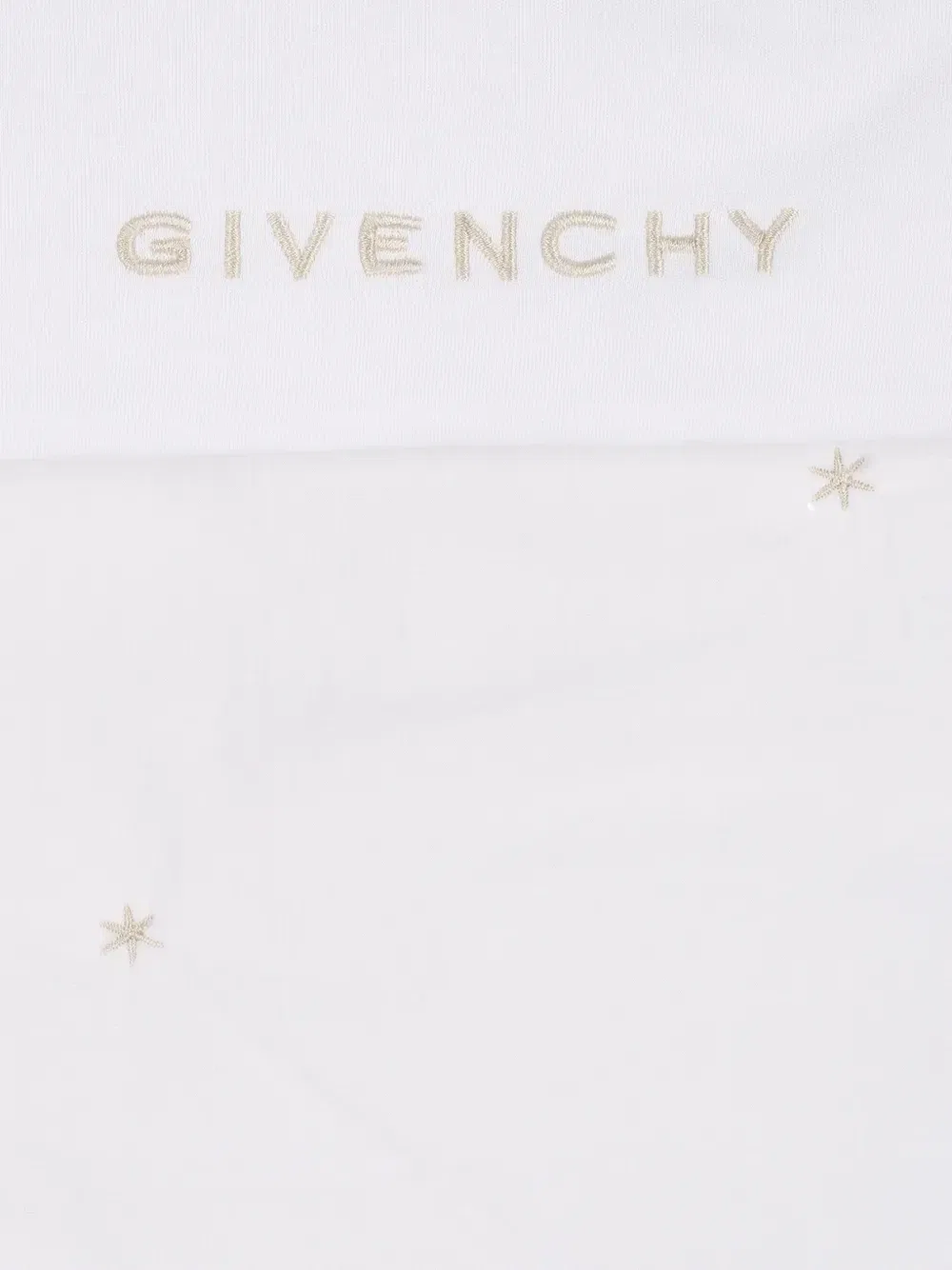 Конверт с вышивкой Givenchy Kids, белый — фото 4