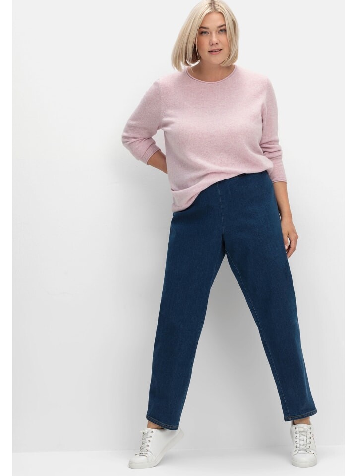 

Джинсы sheego, цвет dark blue denim