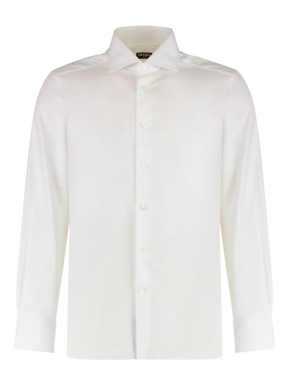 

Хлопковая рубашка Zegna, белый