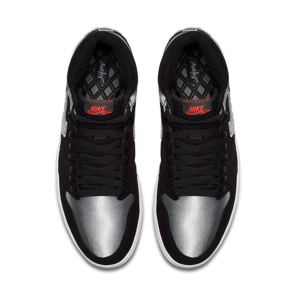 Кроссовки 1 ретро высокие og x aleali может Air Jordan, черный — фото 4